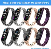Xiaomi Mi Band 5 Állítható Rozsdamentes Acél Pótszíj 7