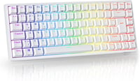RK Royal Kludge RK84 kompakt TKL mechanikus gamer billentyűzet, barna kapcsolók, RGB 1
