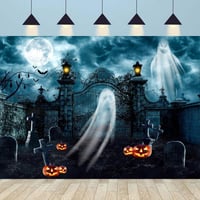 Halloween Fotóháttér Dekorációhoz - Extra Nagy, 210x150 cm 1
