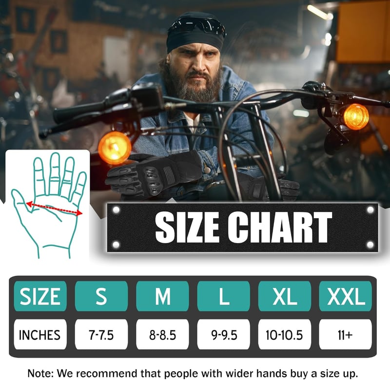WESTWOOD FOX S-es méretVízálló Motoros Kesztyű - Téli, Bőr, Érintőképernyős, Unisex Kesztyű Motorozáshoz