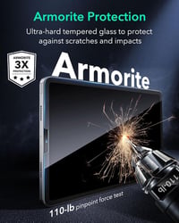 ESR iPad Pro 12,9" edzett üvegfólia (2018-2022) - Armorite, 2db, karcálló, HD-tisztaság 4