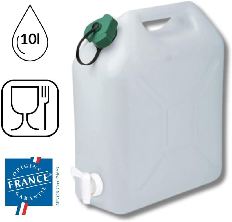 EDA kanna csappal - 10L-es vízszállító jerrycan