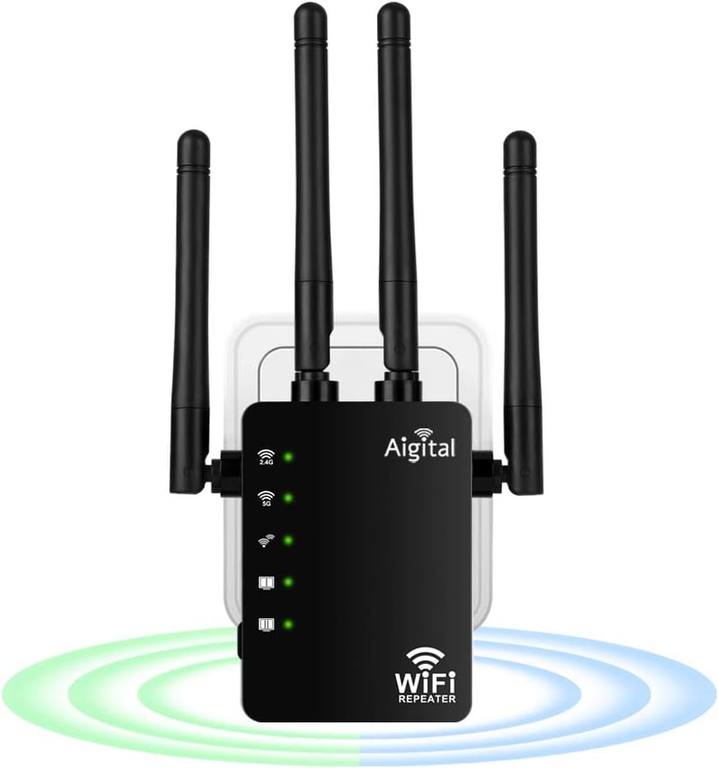 TP-Link AC1200 WiFi Jelerősítő - Dual Band 5GHz/2.4GHz, 1200Mbps, 200m2, 35 Eszköz