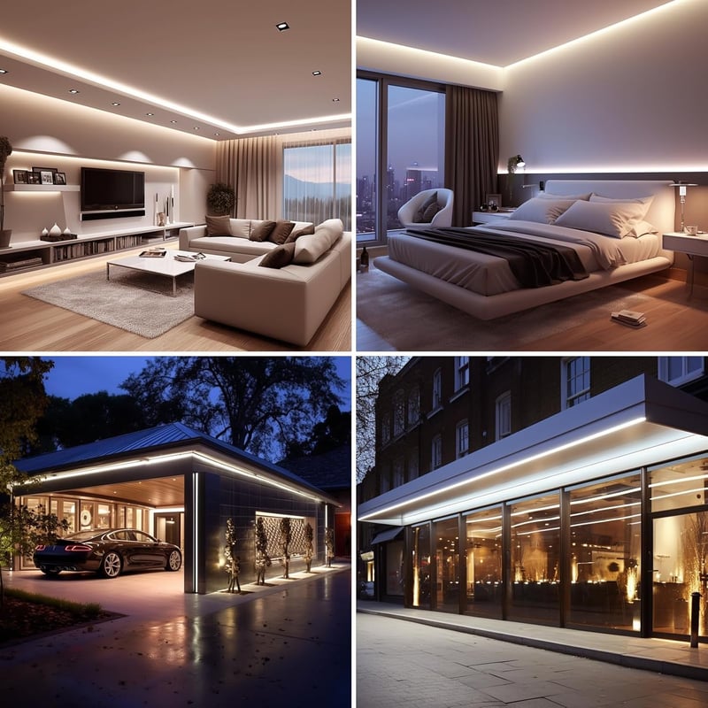 BENLUN 48V LED Szalag 20m - 3000K Meleg Fehér IP65 Vízálló Kültéri-Beltéri Világítás, 150W Öntapadós Vágható Szalag Tápegységgel, 15000lm