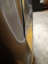 Amazon Basics hranatý pedálový kuchynský odpadkový kôš s pomalým zatváraním veka, 30 litrov, saténová povrchová úprava — preliačený plášť (stav: pozri 2. obrázok) 3
