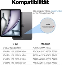iPad Pro 12,9" Dracool Billentyűzet Tok - Lebegő Trackpaddal, 7 Színű Háttérvilágítással, QWERTZ 2