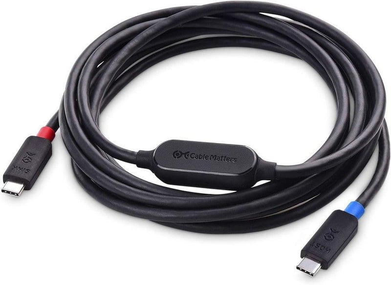 Cable Matters 3m-es Aktív USB-C Kábel 4K Videóhoz és 60W Töltéshez