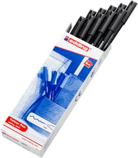 Fixka edding 1200 s okrúhlym hrotom 1 mm - Čierna - 10 ks - Na kreslenie a písanie - Školská súprava fixiek na mandaly 2