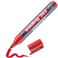 Marker pentru tablă albă edding 363, reîncărcabil, roșu, vârf tesit 1-5 mm, marker pentru tablă albă și flipchart 1