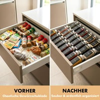 EDELHAUS 24 db fűszertartó szett rozsdamentes fedéllel 120 ml 5