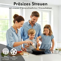 EDELHAUS 24 db fűszertartó szett rozsdamentes fedéllel 120 ml 4