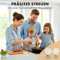 EDELHAUS Fűszertartó Fiók 24 Üveggel Címkékkel Konyhai Szervező 5