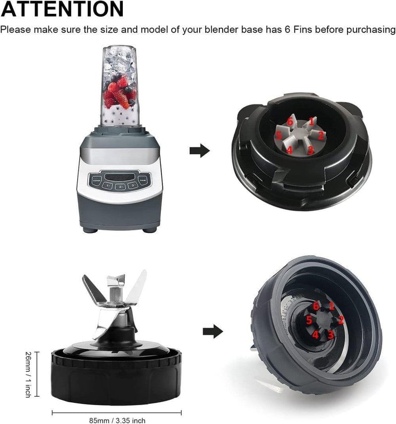Ninja Turmixgép Pótpenge - BL660, BL610, BL770 Modellekhez Kompatibilis Alkatrész