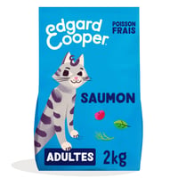 Edgard & Cooper Bezobilné suché krmivo pre dospelé kastrované mačky s lososom 2 kg – Kozmetické poškodenie 1