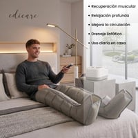 Presoterapeutický prístroj Edicare na domácu lymfodrenáž - 6 vzduchových komôr - lýtka a chodidlá 6