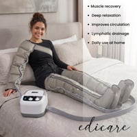 Edicare aparat za presoterapiju za limfnu drenažu, 6 zračnih komora - noge, trbuh i 1 ruka 6