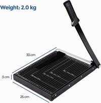 EDIESI A4 Papírvágó Gép Precíziós Kézi Vágóeszköz Fotó Nyíráshoz - A4, black, Single 3
