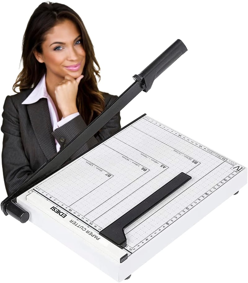 Ediesi A4-es papírvágó gép (guillotine) - fehér