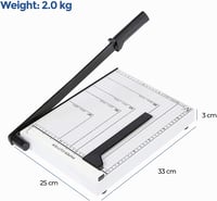 Ediesi A4-es papírvágó gép (guillotine) - fehér 3