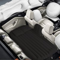 EDIESI Nafukovací matrac do auta, čierny – s 12V elektrickou pumpou a 3 adaptérmi, rýchle nafúknutie a vyfúknutie, posteľ do auta 3