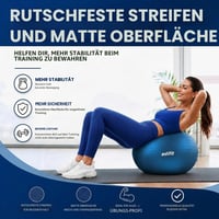 Gymnastická lopta EDIFIT 65 cm Pezziball s pumpou, fitlopta na pilates, jogu, sedenie a cvičenie 4