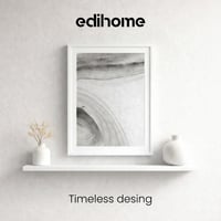 Drevený rám na obrazy edihome 40x60 cm s akrylovým sklom na diplomy, plagáty a fotografie, biela farba, dekorácia na stenu do kancelárie alebo obývačky 6