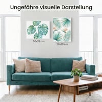 Ramă foto din lemn edihome 50x70 cm cu sticlă acrilică pentru diplome, certificate, postere și fotografii, decorațiune de perete pentru living sau birou, albă 3
