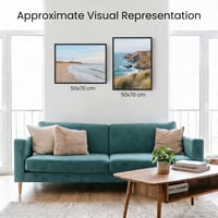 edihome Drevený fotorámik 50x70 cm s akrylovým sklom na diplomy, certifikáty, plagáty a fotografie, nástenná dekorácia do obývačky alebo kancelárie, čierny 3