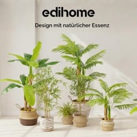 edihome Umjetna maslina 120 cm - Realistična umjetna biljka u tegli za dnevni boravak, ured, hotel, trgovački centar - Dekoracija za unutarnje i vanjske prostore 9