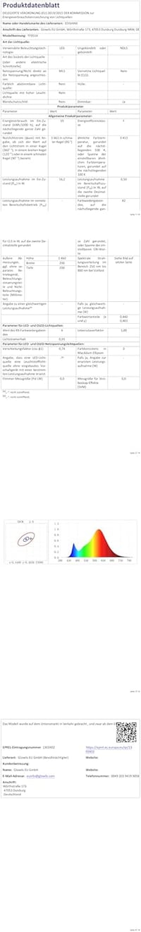 EDISHINE 2db LED Állólámpa Dimmer Funkcióval, Meleg Fehér 3000K, 146cm Magasságig Állítható, Ezüst 10