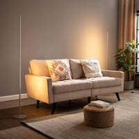 EDISHINE 2x LED Álló Lámpa 147cm Dimmelhető Meleg Fehér Modern Szobai Világítás 5