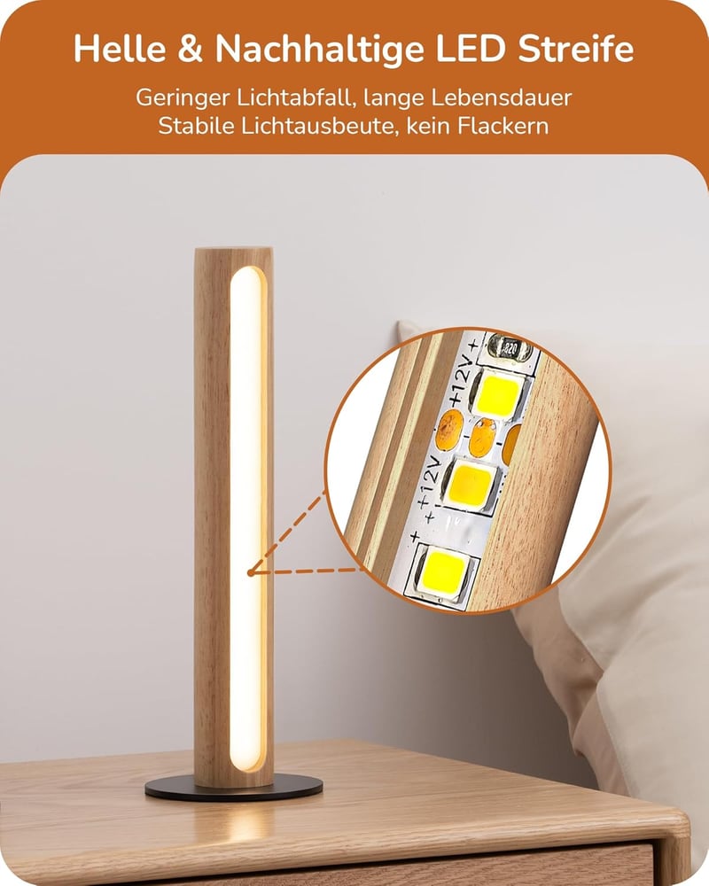 EDISHINE asztali lámpa éjszakai fény DHLTL02J