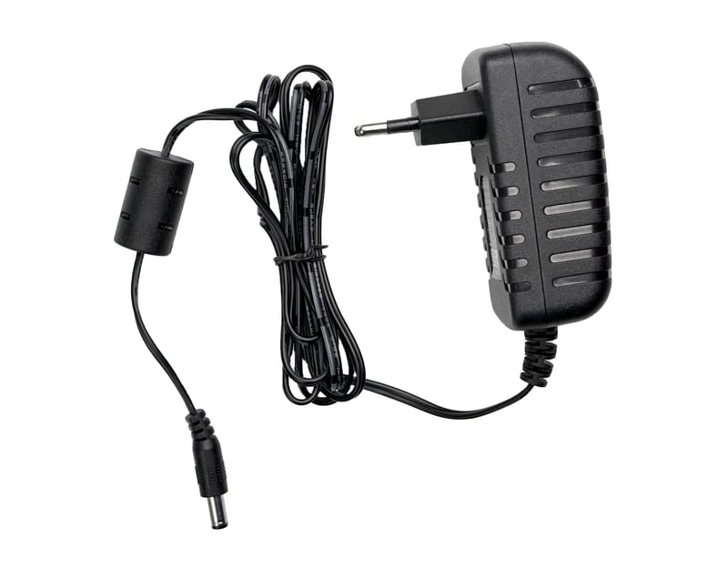 Edision 12V/2A 2-pin EÚ napájací adaptér – Piccollino S2+T2/C, Ping S2+T2/C, OS Nino+, OS Nino Pro, OS Mini 4K, OS Mio+ 4K, HDMI modulátor DVB-T Ko