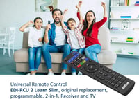 Edision EDI-RCU 2 Learn Slim univerzális távirányító - 2 az 1-ben TV és beltéri egység 2