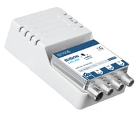 Edision LIA-301 vnútorný TV anténny zosilňovač UHF/VHF, 5-20 dB, 98 dBµV, DVB-T/T2, 5G LTE filter, 1 vstup, 3 výstupy, IEC konektor, biely 3