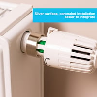 Editbar 2 db termosztát adapter 20-23 mm radiátorszelephez M30x1.5 rozsdamentes, Danfoss RA kompatibilis 2 imbusz, 4 csavar 5