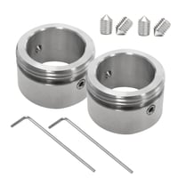 Adaptér na termostatickú hlavicu Editbar 20-23 mm / M30×1,5, nehrdzavejúca oceľ, kompatibilný s Danfoss RA - 2 ks 2