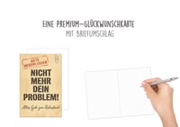 Edition Seidel A4-R1013 Prémiové XXL Maxi blahoželanie k odchodu do dôchodku s obálkou, formát DIN A4, vtipná rozlúčková karta pre kolegov, mužov aj ženy 2