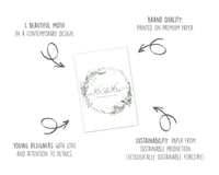 Felicitare de nuntă Edition Seidel Premium XXL Maxi cu plic, format DIN A4, text în engleză, inscripție Mr & Mrs Just Married, mire și mireasă (A4-H1000) 3