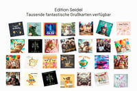 Felicitare de nuntă Edition Seidel Premium XXL Maxi cu plic, format DIN A4, text în engleză, inscripție Mr & Mrs Just Married, mire și mireasă (A4-H1000) 6
