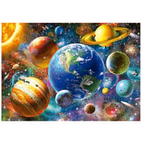 Educa Slnečná sústava, puzzle 500 dielikov pre dospelých a deti od 11 rokov, planéty, vesmír, galaxia, vrátane lepidla na puzzle (18449) 2