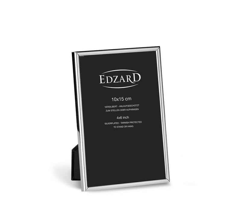 Fotorámik Edzard Genua – postriebrený, na fotografiu s rozmermi 10x15 cm