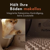 PetSnowy Öntisztító Macskawc - TiO2 Szagtalanító Rendszerrel, Applikációs Vezérléssel, Nagy Macskáknak és Több Macskás Háztartásoknak, 83L K 3