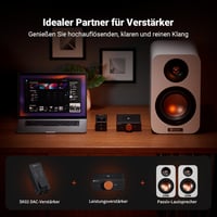 Fosi Audio SK02 DAC Erősítő és Fejhallgató Előerősítő Asztali Készülék 5