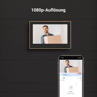 EZVIZ CP2 WiFi Ajtókamera 4,3" Színes Kijelzővel - 1080p Vezeték Nélküli Videós Kaputelefon 146° Látószöggel, 2200 mAh Akkumulátorral, Arany 4