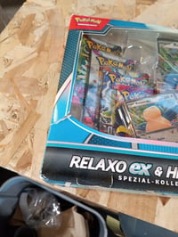 Pokémon kartová hra Relaxo-ex a Heiteira-ex špeciálna kolekcia – 2 — Krabička je trochu natrhnutá (stav: pozri 2. obrázok) 2