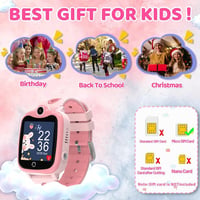 4G-s Gyerek Okosóra GPS-szel, Videohívással és SOS Funkcióval - Vízálló Játékos Smartwatch Kamerával 2