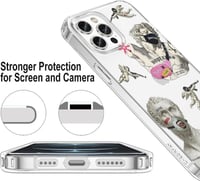 iPhone 12 Pro Max Átlátszó Punk Szobros Szilikon Tok - Ütésálló CHEORFAY Védőtok 3