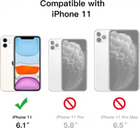 Apple iPhone 11 Kék Áttetsző Szilikon Tok Beépített Állvánnyal 2