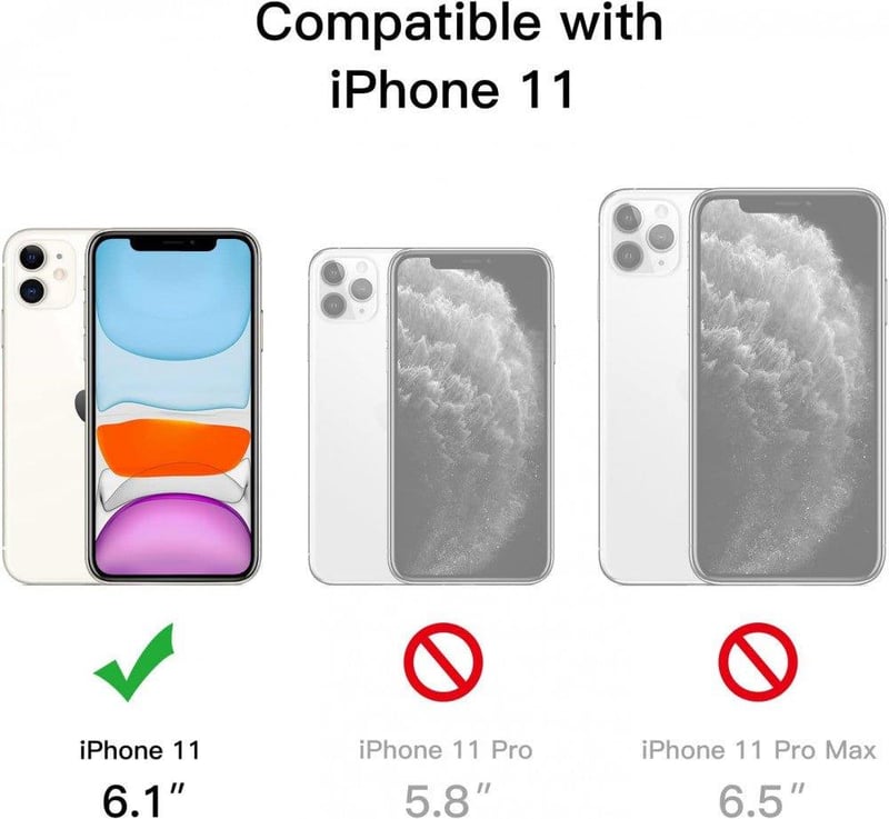 Apple iPhone 11 Kék Áttetsző Szilikon Tok Beépített Állvánnyal
